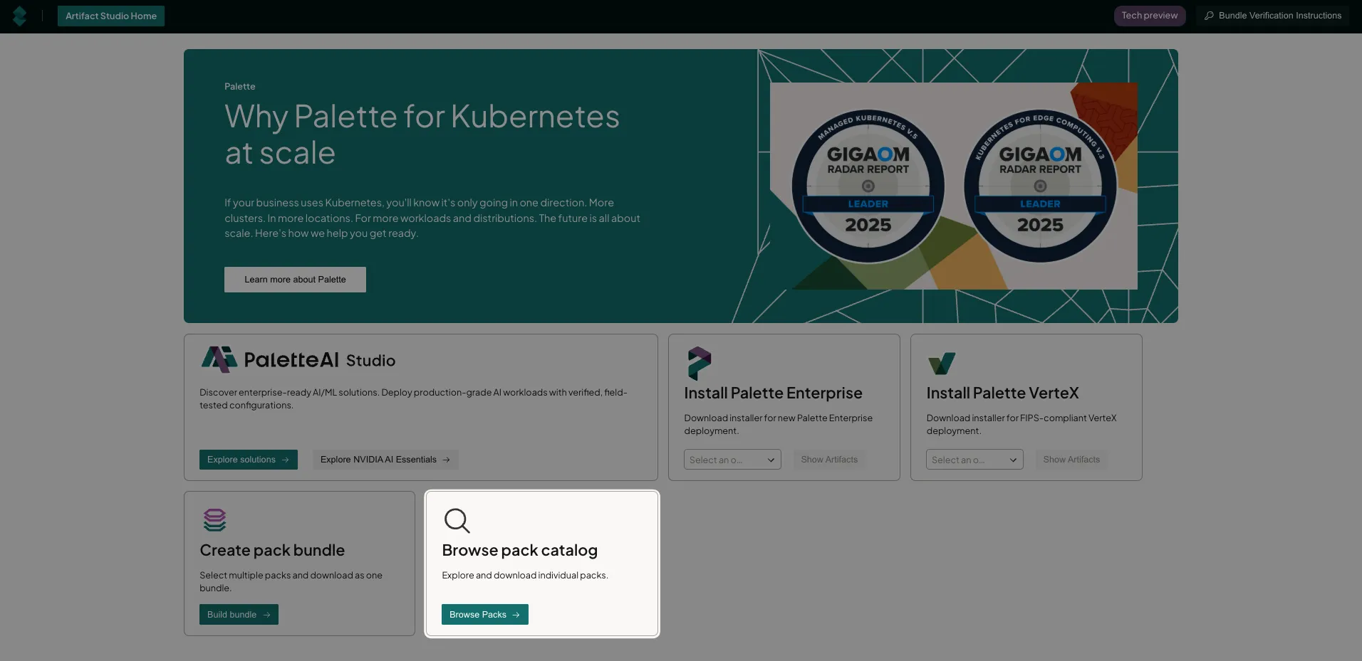 Image showing where to download individual packs